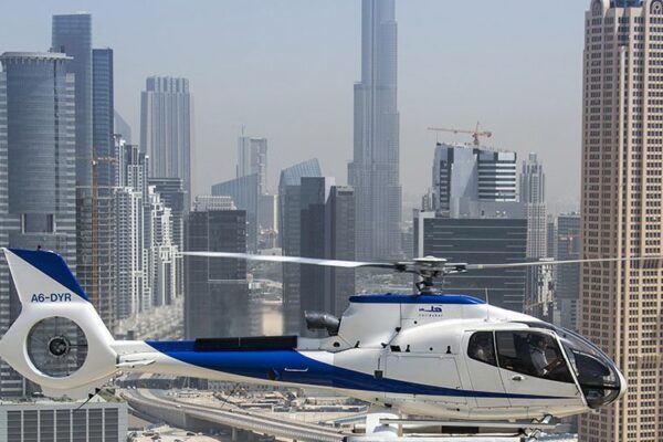 Helicopter Flight over Dubai